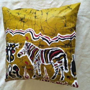 Zebra African Fabric Cushion Cover